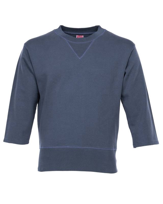 Pike Brothers 1945 Escape Sweater prison blue Räumungsverkauf