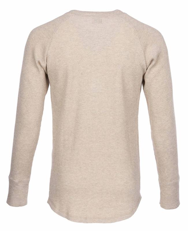 Pike Brothers 1936 Waffle Shirt natural Bis zu 60% Rabatt