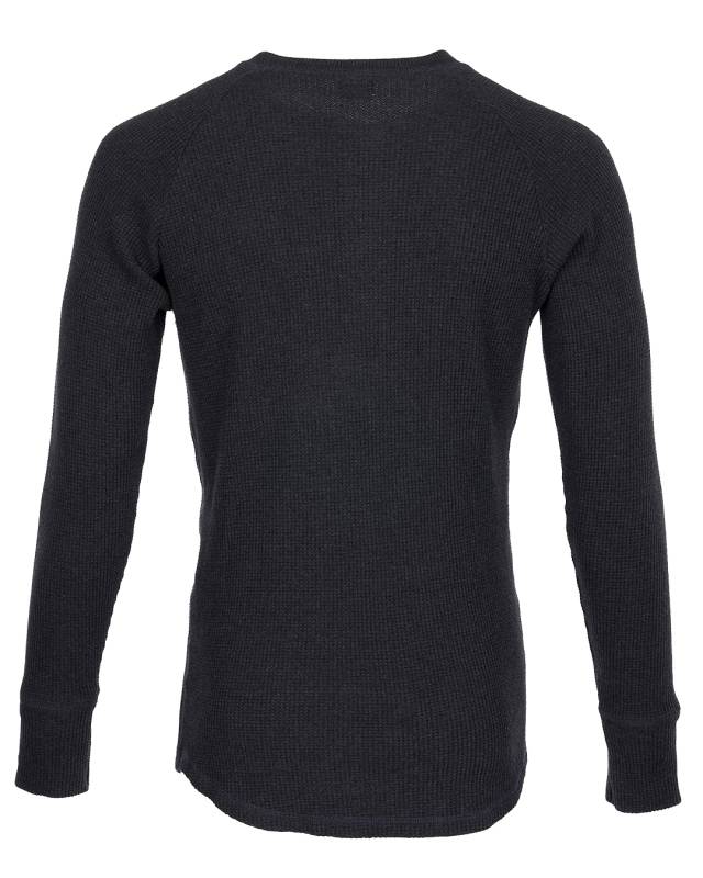 Pike Brothers 1936 Waffle Shirt iron grey Bis zu 65% Rabatt