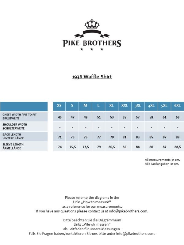Pike Brothers 1936 Waffle Shirt Seaside berry Fabrikladen