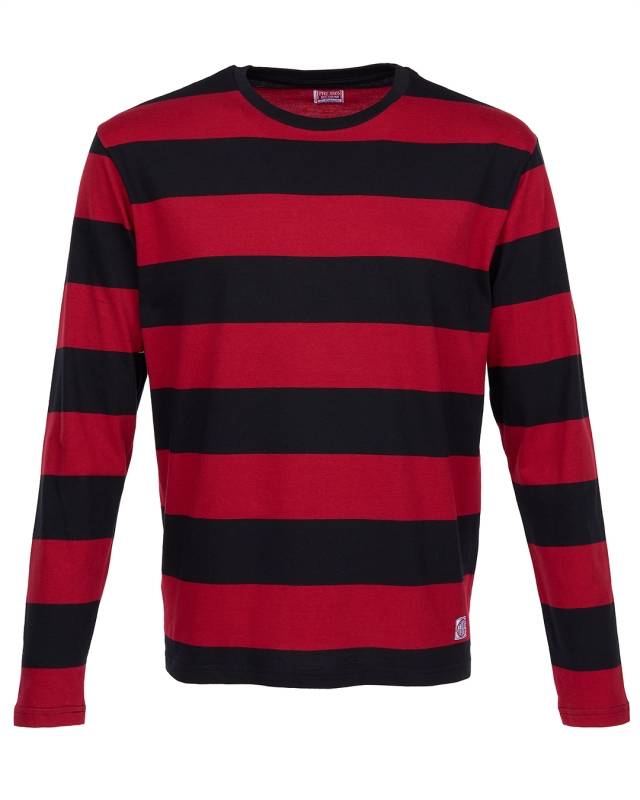 Pike Brothers 1964 Long Sleeve Alcatraz red Begrenzt auf 3 Tage