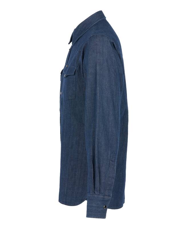 Pike Brothers 1952 Rider Shirt 8oz indigo Exklusivangebot