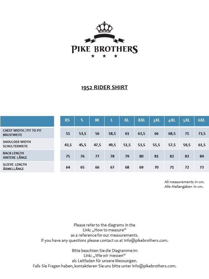 Pike Brothers 1952 Rider Shirt Denim faded Cyber Monday