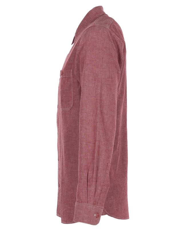 Pike Brothers 1940 USN Chambray Shirt Harbor Red Blitzangebot