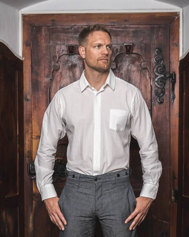 Pike Brothers 1947 Albatros Shirt white chambray Kostenlose Rückgabe