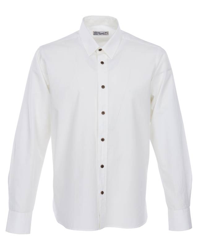 Pike Brothers 1954 Oxford Shirt white chambray Begrenzte Freigabe