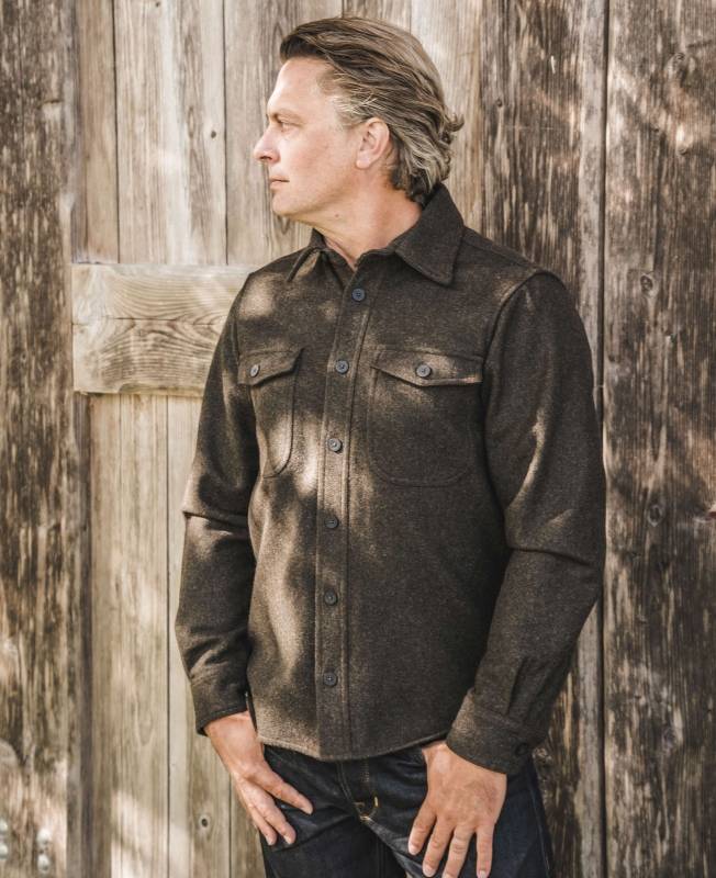 Pike Brothers 1943 CPO Shirt olive wool Bis zu 50% Rabatt