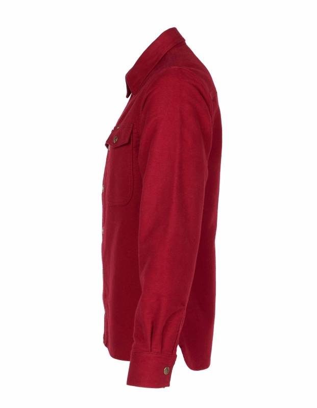Pike Brothers 1943 CPO Shirt Moleskin dark red Vierteljährliche Förderung