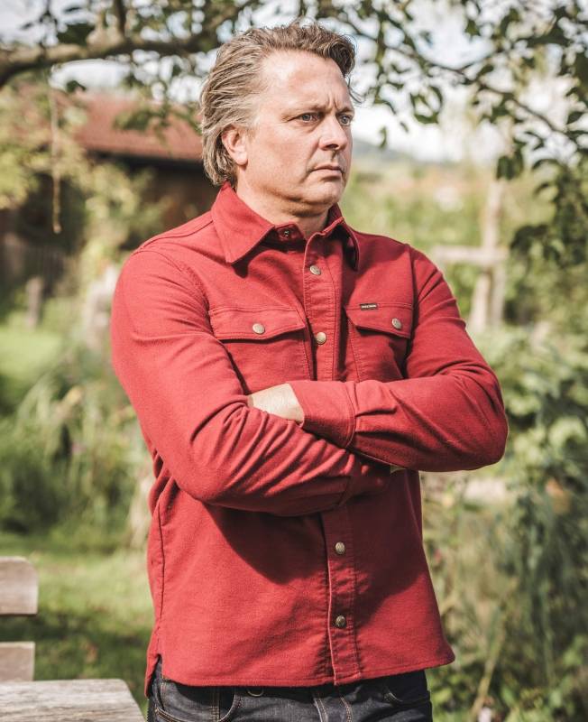 Pike Brothers 1943 CPO Shirt Moleskin dark red Vierteljährliche Förderung