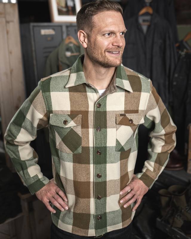 Pike Brothers 1943 CPO Shirt Ohio green zollfrei