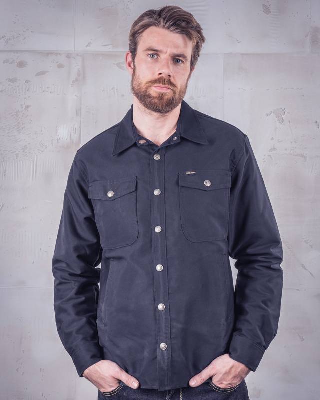 Pike Brothers 1967 CPO Shirt waxed blue 2025