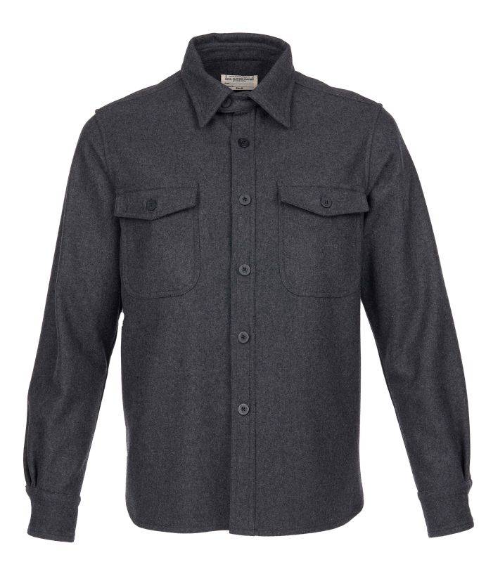 Pike Brothers 1943 CPO Shirt grey wool Online