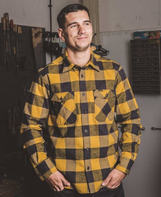Pike Brothers 1943 CPO Shirt Buffalo yellow flannel Outlet
