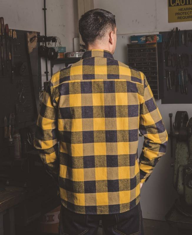 Pike Brothers 1943 CPO Shirt Buffalo yellow flannel Outlet