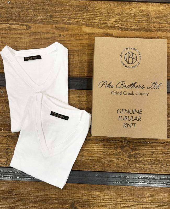 Pike Brothers 1965 V-Neck Set white Fabrikpreis