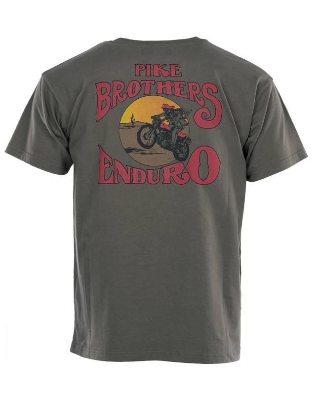 Pike Brothers 1969 Sports Tee Enduro grey Begrenztes Angebot