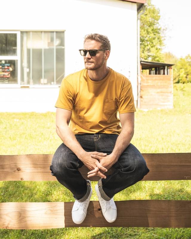Pike Brothers 1971 Pocket Tee Baja yellow Online Shopping