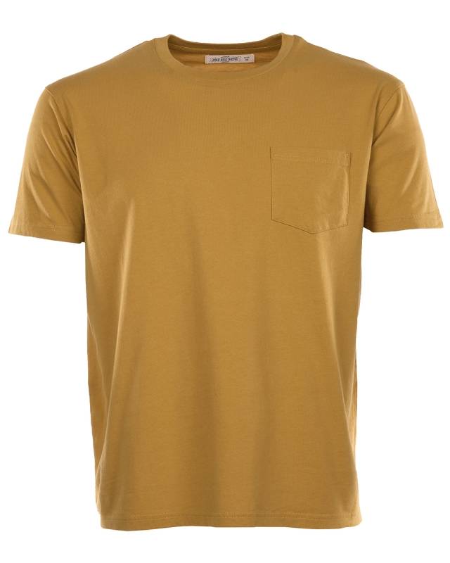 Pike Brothers 1971 Pocket Tee Baja yellow Online Shopping