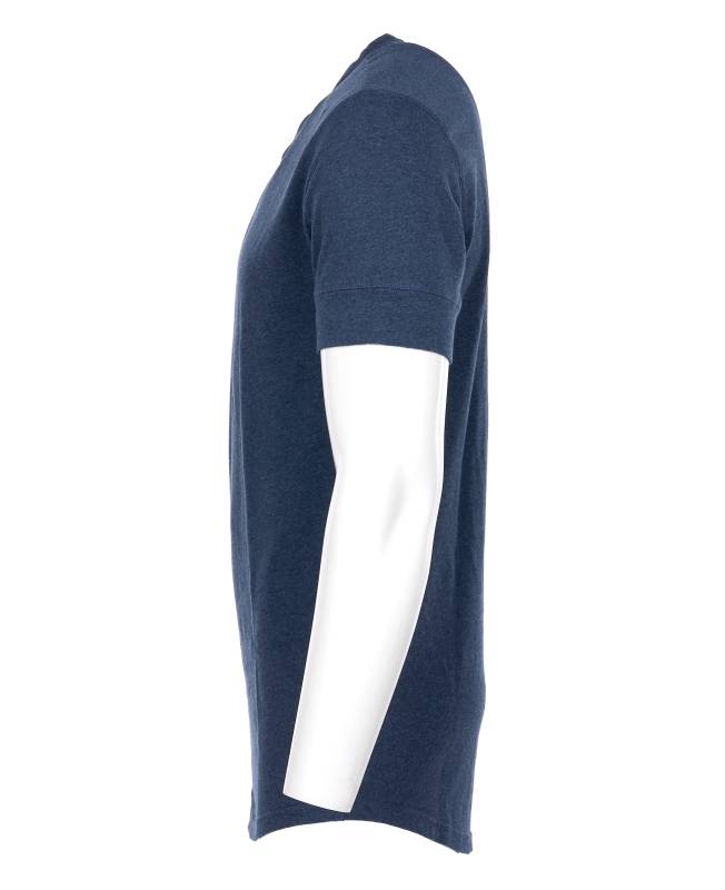 Pike Brothers 1927 Henley Shirt short sleeve indigo melange Blitzangebot