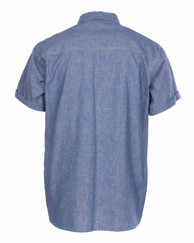 Pike Brothers 1937 Roamer Shirt Short sleeve blue chambray Kauf eins, bekomm eins gratis