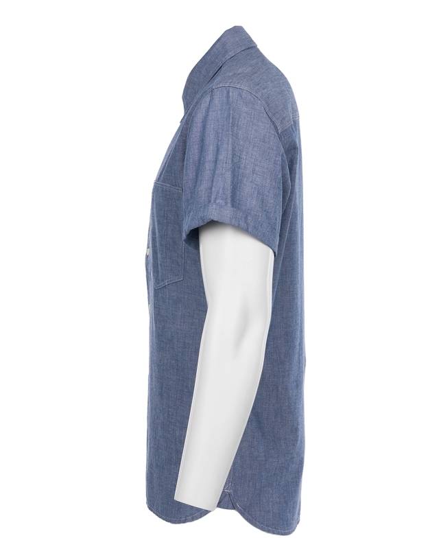 Pike Brothers 1937 Roamer Shirt Short sleeve blue chambray Kauf eins, bekomm eins gratis