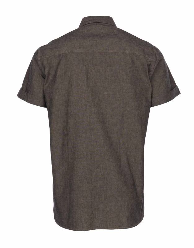 Pike Brothers 1937 Roamer Shirt Short sleeve charcoal grey Tägliche Deals