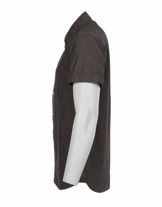 Pike Brothers 1937 Roamer Shirt Short sleeve charcoal grey Tägliche Deals