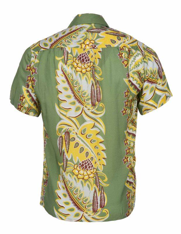 Pike Brothers 1947 Albert Shirt Short Sleeve Lanai green JETZT KAUFEN