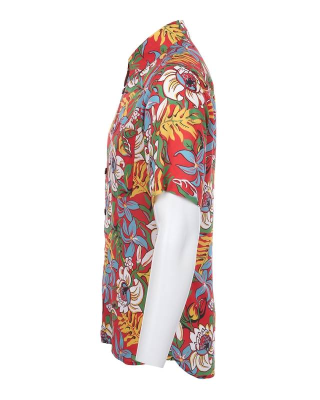 Pike Brothers 1937 Roamer Shirt short sleeve Naupaka red Nur für heute