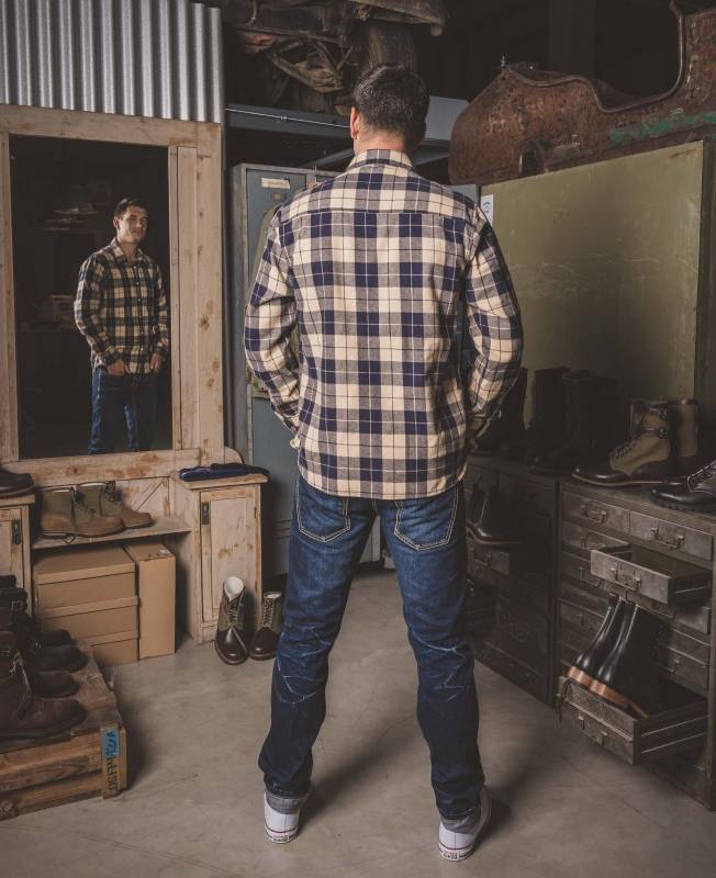 Pike Brothers 1937 Roamer Shirt blue flannel Nur noch ein Tag übrig
