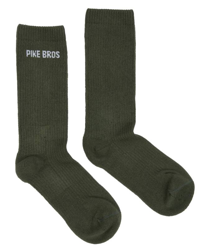 Pike Brothers 1963 Service Socks olive Schlussverkauf