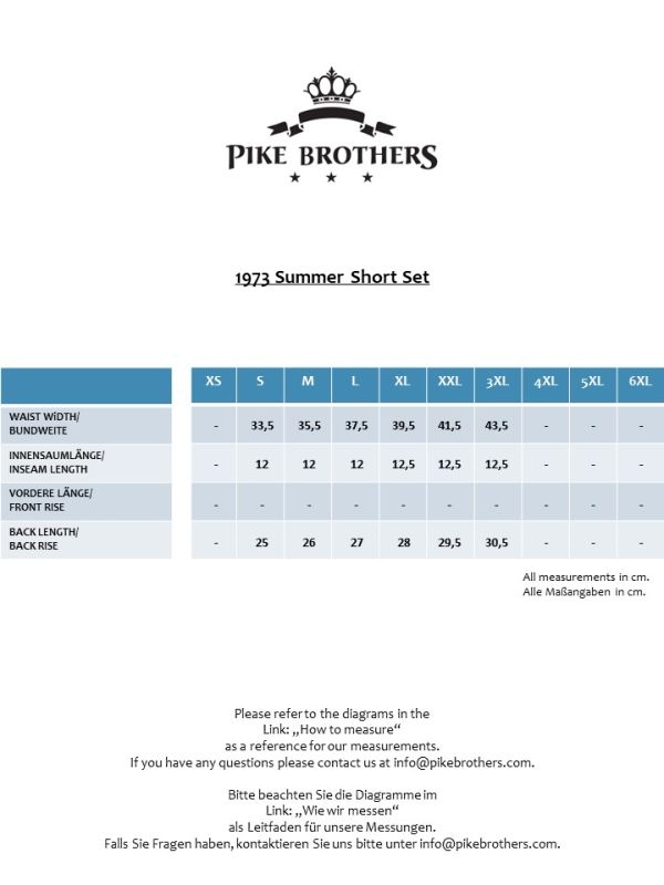 Pike Brothers 1973 Summer Short Set grey Fabrik Onlineshop