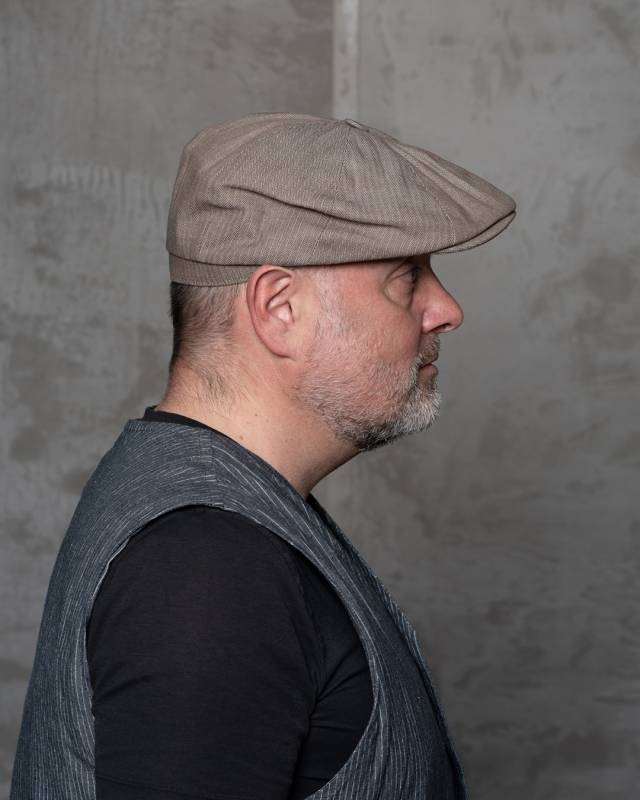 Pike Brothers 1928 Newsboy Cap HBT brown Vatertagsangebot
