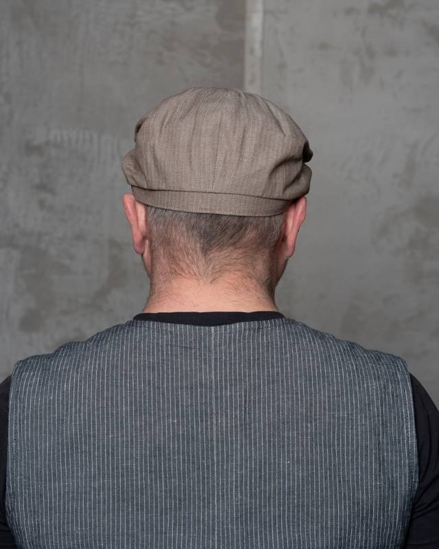 Pike Brothers 1928 Newsboy Cap HBT brown Vatertagsangebot
