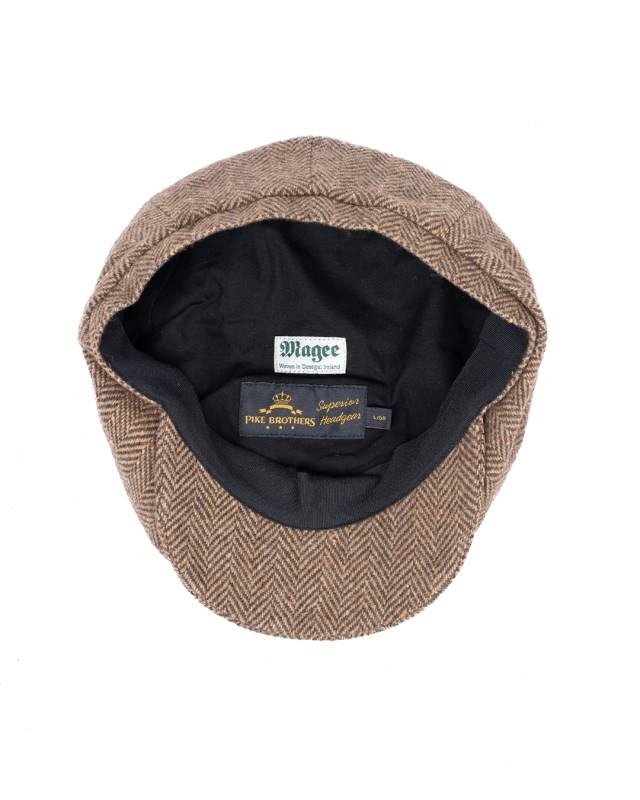 Pike Brothers 1928 Newsboy Cap Tonks brown Valentinstagsangebot