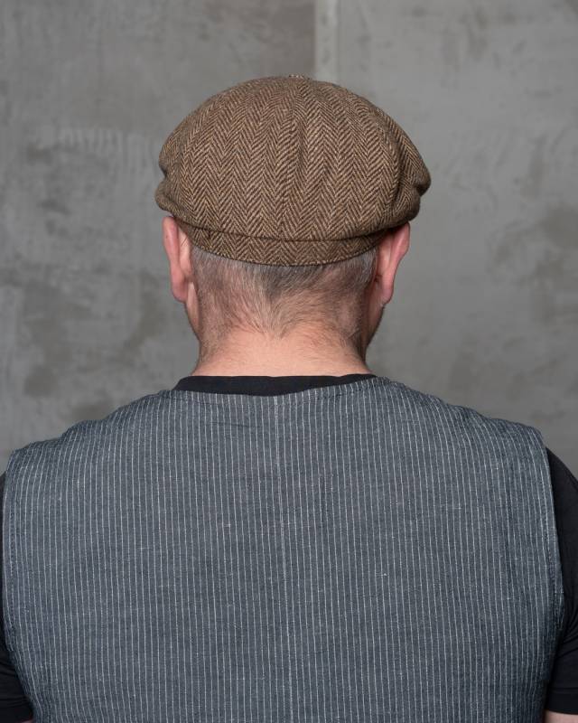Pike Brothers 1928 Newsboy Cap Tonks brown Valentinstagsangebot