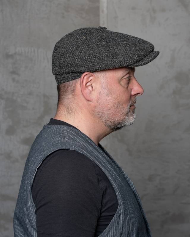 Pike Brothers 1928 Newsboy Cap Belby grey Lagerräumung