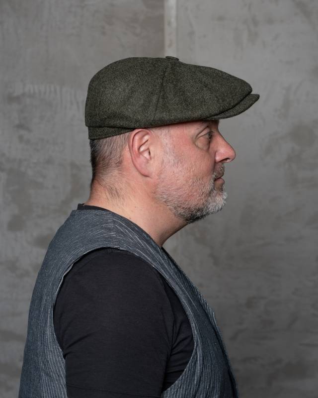 Pike Brothers 1928 Newsboy Cap Dewar green Top Angebot