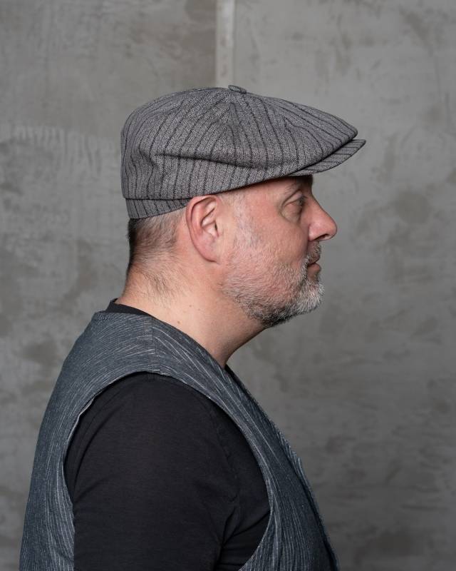 Pike Brothers 1928 Newsboy Cap Swedish Stripes Große Rabatte