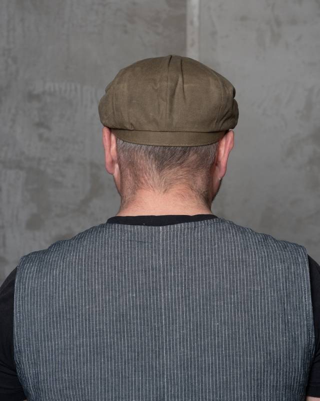 Pike Brothers 1928 Newsboy Cap Lundo olive Kauf eins, bekomm eins gratis