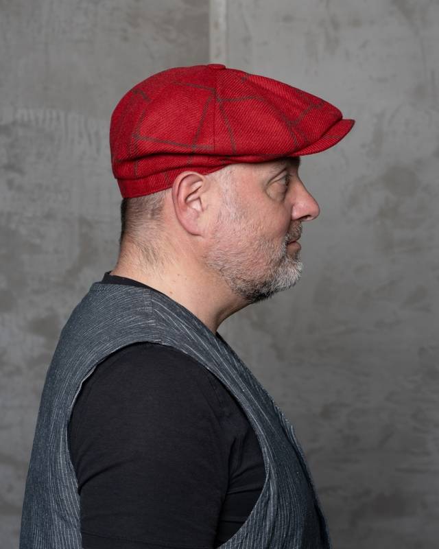 Pike Brothers 1928 Newsboy Cap Higgs red Super Sparpreis