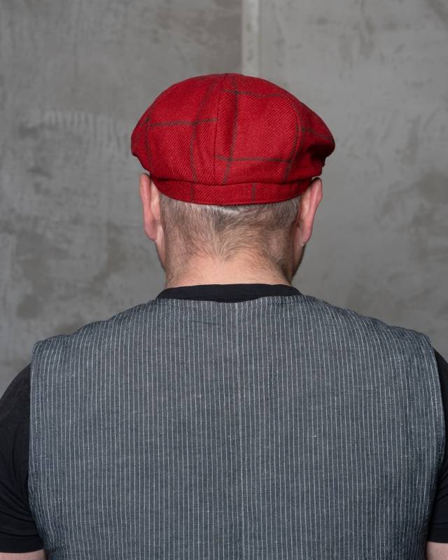 Pike Brothers 1928 Newsboy Cap Higgs red Super Sparpreis