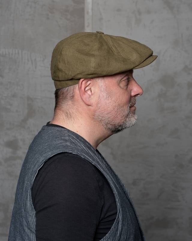Pike Brothers 1928 Newsboy Cap Dublin green Kostenlose Rückgabe