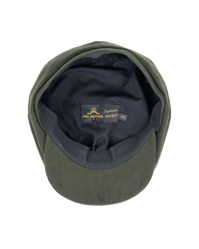 Pike Brothers 1928 Newsboy Cap Moleskin moss Letzte 3 Tage