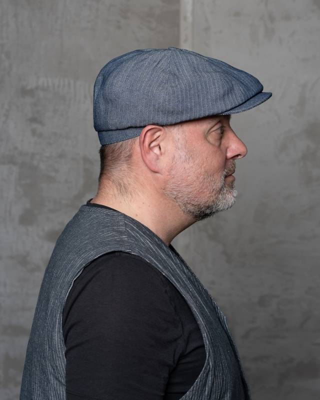 Pike Brothers 1928 Newsboy Cap Kirkburg blue 50% Rabatt für begrenzte Zeit