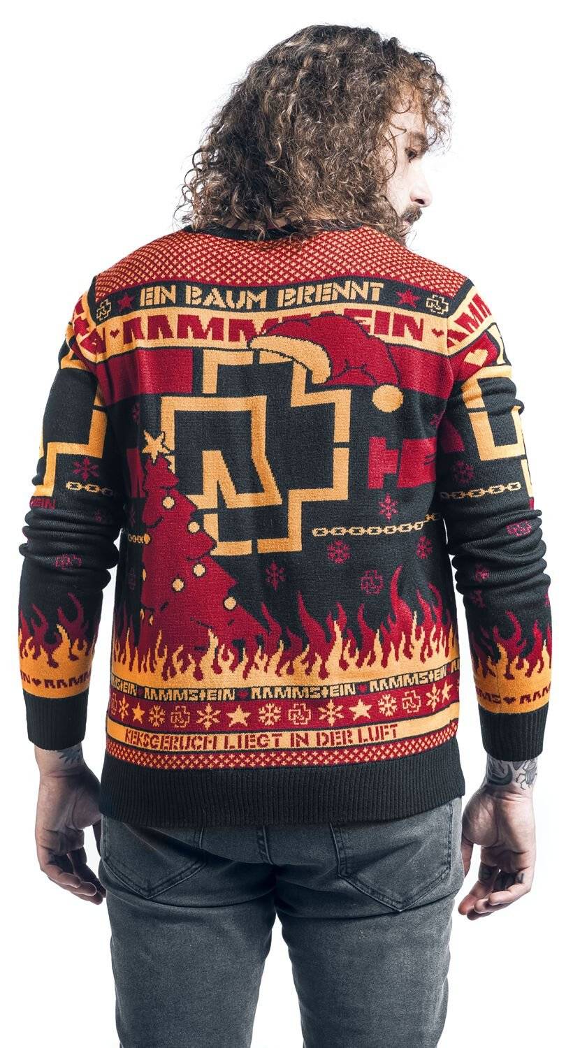 EMP "Holiday Sweater 2020" Weihnachtspullover multicolor von Rammstein Lagerräumung