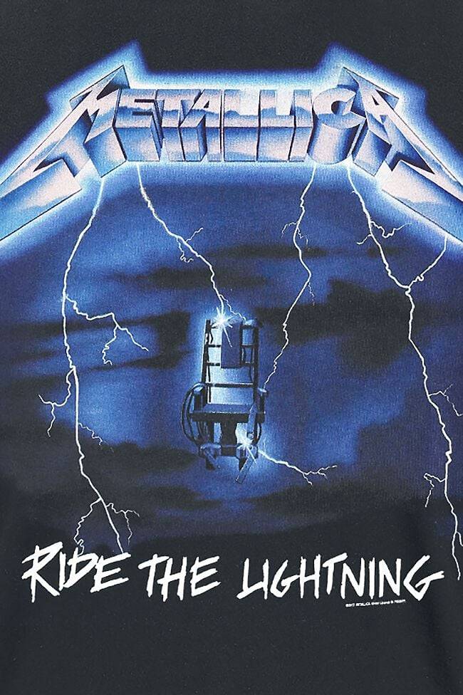 EMP "Ride The Lightning" T-Shirt schwarz von Metallica Top Angebot