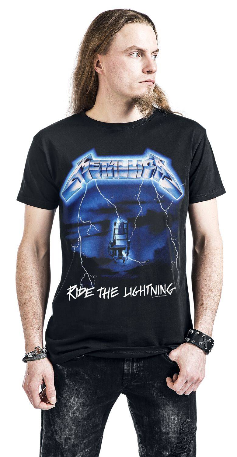 EMP "Ride The Lightning" T-Shirt schwarz von Metallica Top Angebot