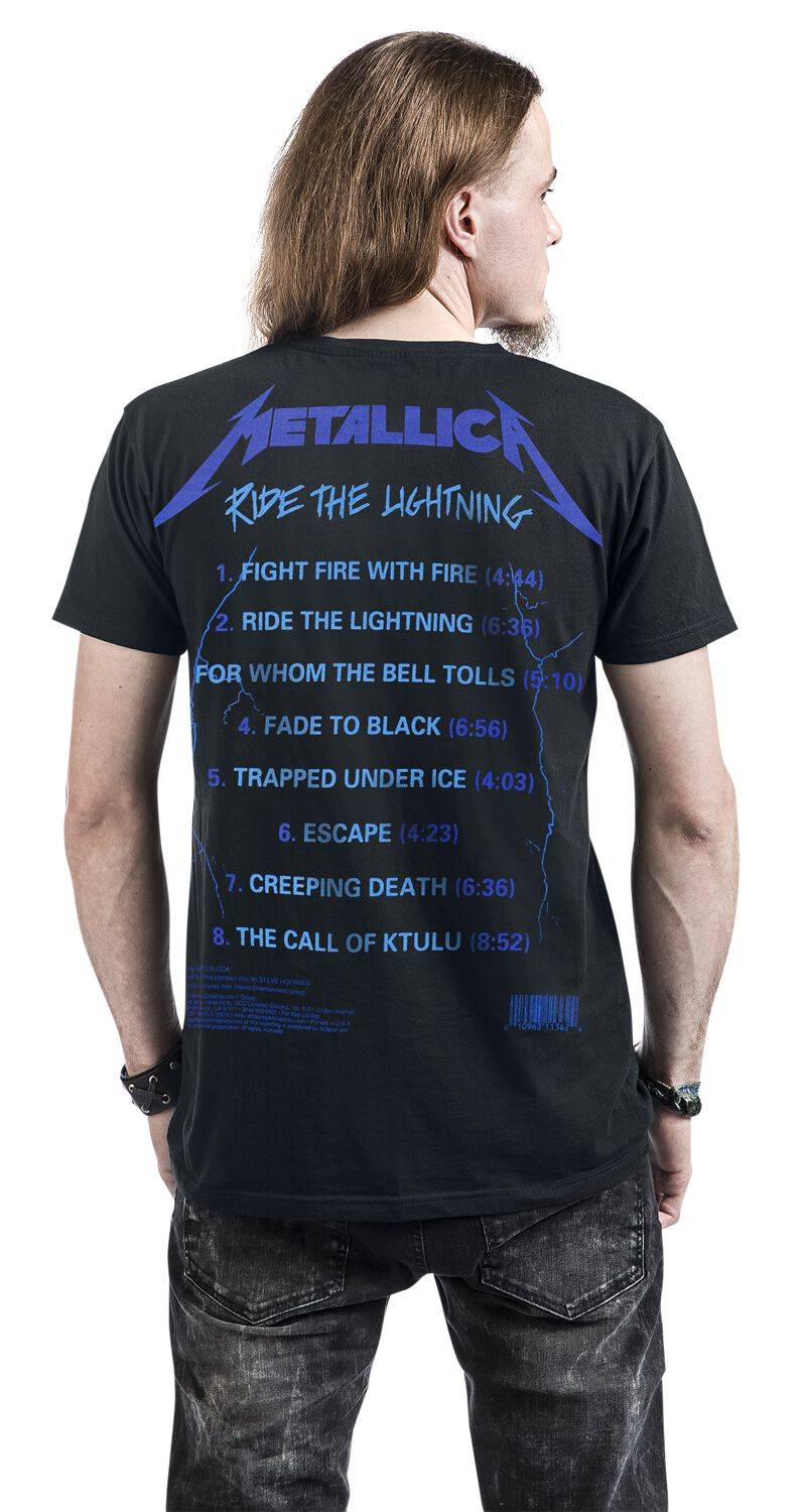 EMP "Ride The Lightning" T-Shirt schwarz von Metallica Top Angebot