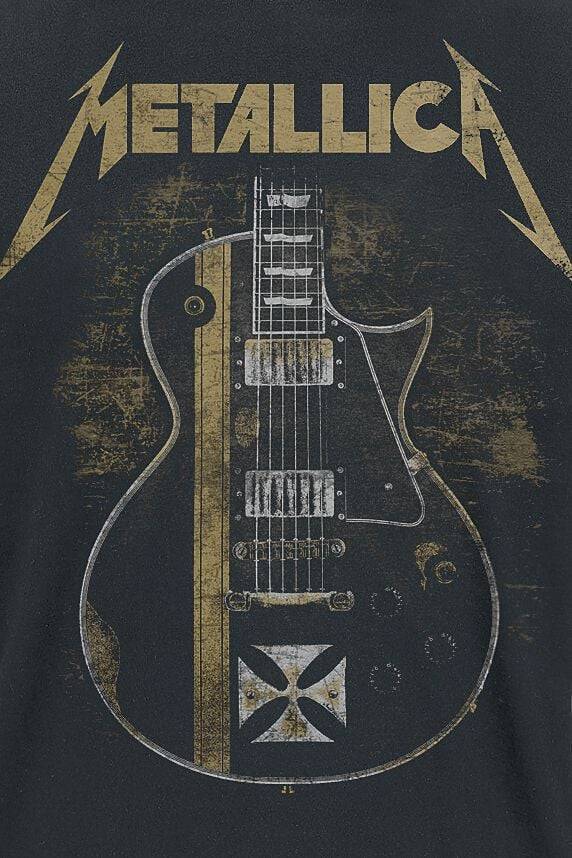 EMP "Hetfield Iron Cross Guitar" T-Shirt schwarz von Metallica Exklusive Angebote